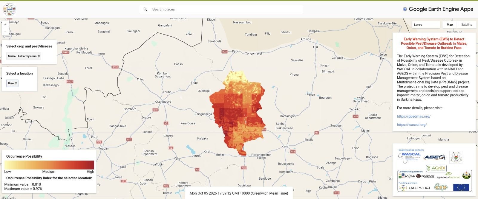 Early Warning System screenshot
